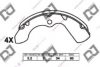 DJ PARTS BS1410 Brake Shoe Set